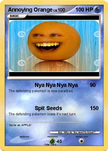 pokemon annoying orange        pokemon card