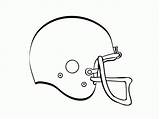 Coloring Football Helmet Nfl Helmets Pages sketch template