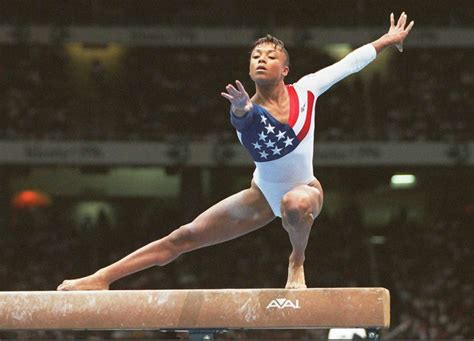 dominique dawes   olympic gymnast hasnt slowed   retiring