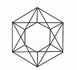 Hexagon Gems Polygons Culture Iggwilv Gemstones sketch template