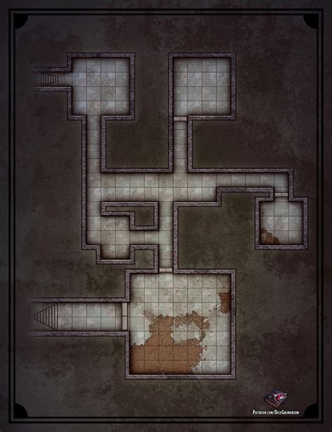 small dungeon battle map  rdndmaps