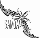 Samoan Flower Drawing Samoa Drawings Getdrawings Paintingvalley sketch template