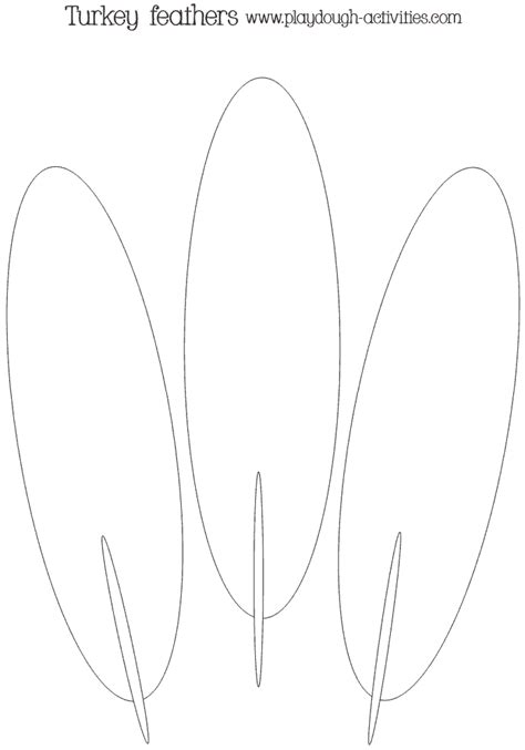 feather outline playdough mat