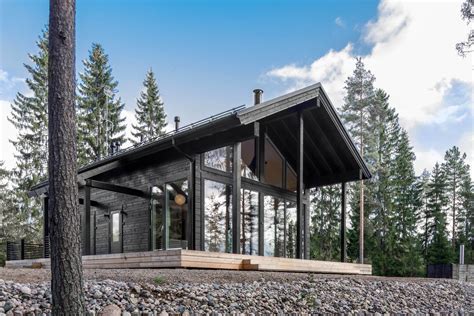 log cabin kit homes  finland dwell