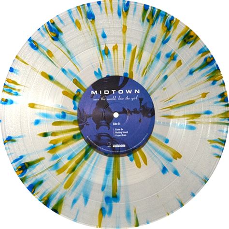midtown save  world lose  girl colored vinyl