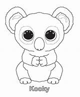 Beanie Boo Boos Glubschi Kleurplaten Malvorlagen Kooky Colorier Koala Bebeazul Glubschis Peluche Panda Malen Coloringtop Gros Yeux Licorne Handwerk Peluches sketch template