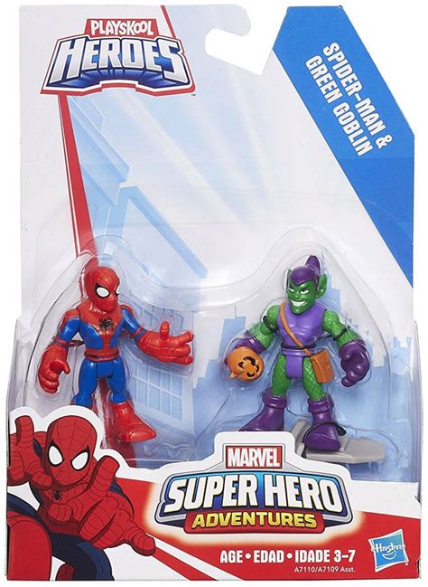 marvel playskool heroes super hero adventures spider man green goblin