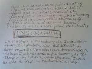 pictures   dysgraphia writing samples    dysgraphia