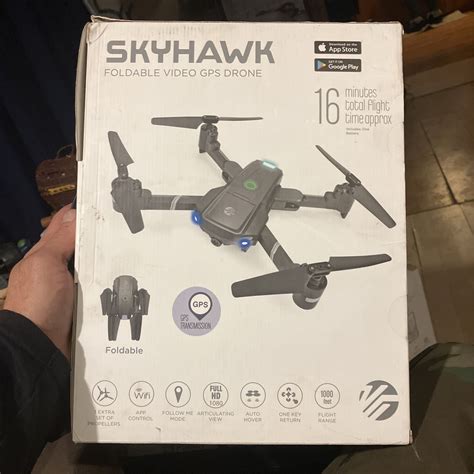 skyhawk gps foldable drone  sale  monument  offerup