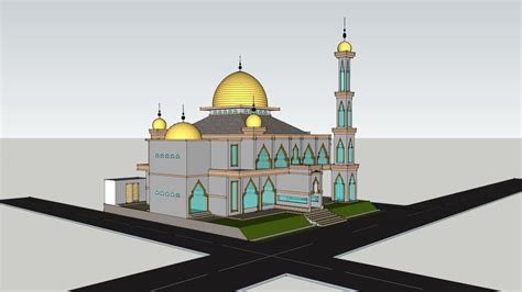 masjid nurul iman 3d warehouse