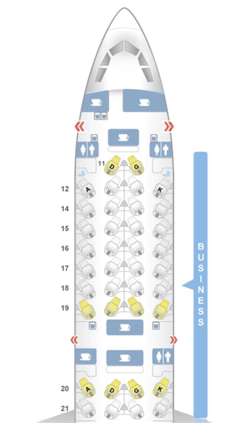 airbus  cathay pacific seat map image