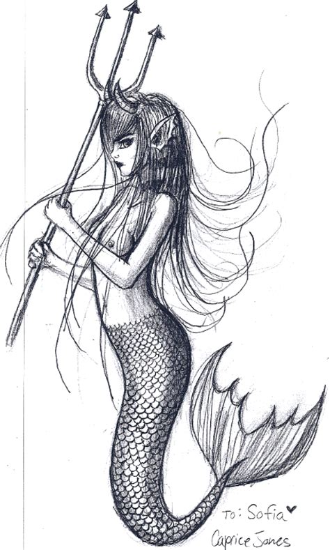 evil mermaid  thedyingkind  deviantart