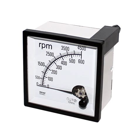 voltimetro analogico renz bm   escala dupla rpm rpm eletropecas comercial