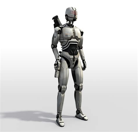 sci fi male robot   model ma mb freed