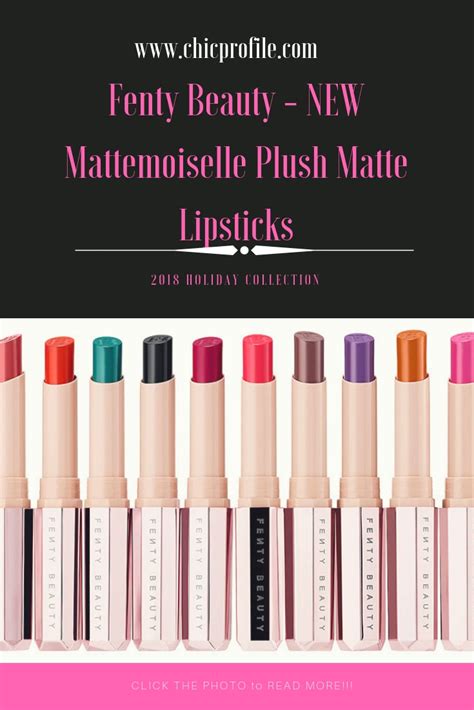 fenty beauty mattemoiselle plush matte lipsticks new shades beauty