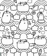 Ciel Coloriage Pusheen sketch template