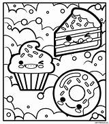 Coloring Pages Candy Kids Printable Colouring Sheets Cute Girls Unicorn Scentos Food Kawaii Print Marker Challenge Girl Donut Books Spring sketch template