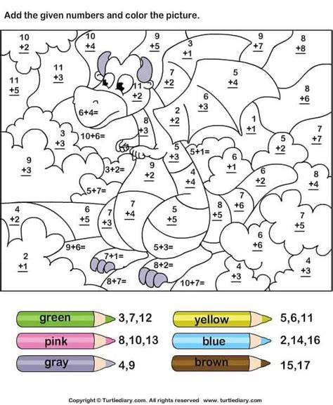 pin  caroline gill  school stuff   math coloring worksheets