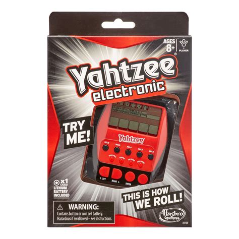 electronic yahtzee game handheld game  kids ages
