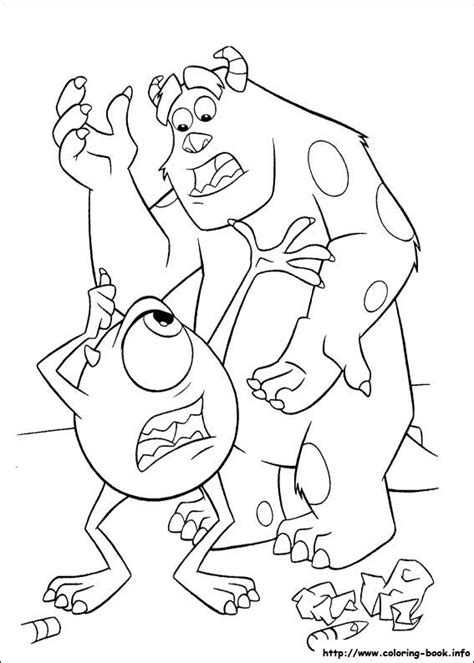 monsters  coloring picture monster coloring pages disney coloring pages