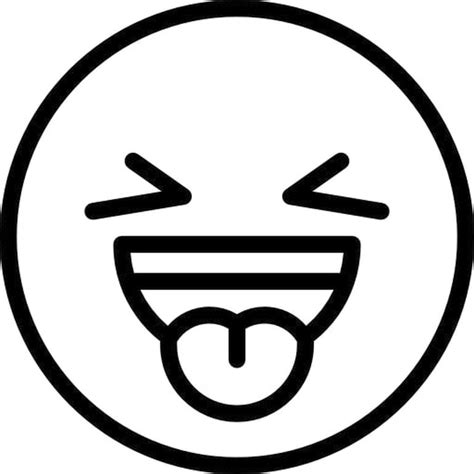 emoji coloring pages black  white embarrassed face