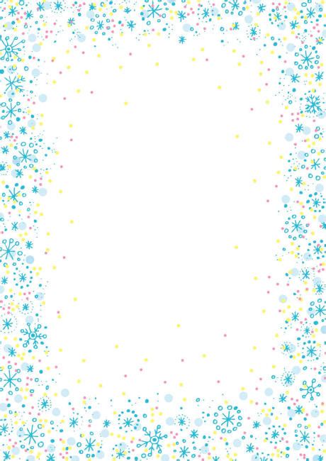 images   printable winter stationary borders star border