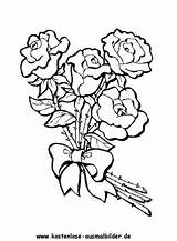Rosen Ausmalbilder Blumen Ausmalen Malvorlagen Ausmalbild Ausdrucken Jungen Erwachsene Vorlage Rosenstrauß Weihnachtsbilder sketch template