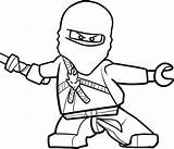 Coloring Roblox Ninja Ninjago sketch template