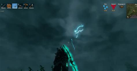 You Can See Thor Flying Through The Sky During Thunderstorms In Valheim