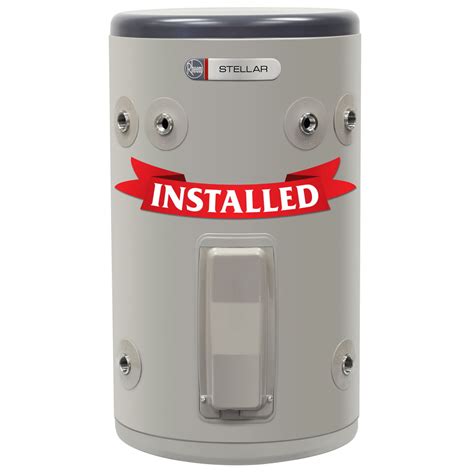 rheem stellar  litre electric stainless steel hot water system price installed year