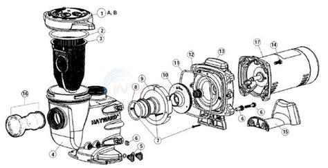 hayward max flo ii pump parts inyopoolscom