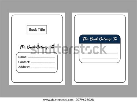 style book pages template stock vector royalty