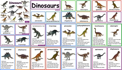 printable dinosaur pictures  names printable world holiday