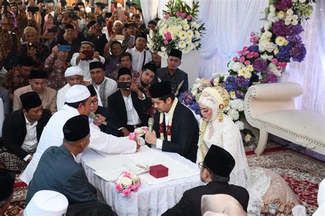 prosesi akad nikah nunik  erry perspektif lampung