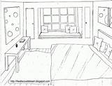 Coloring Bedroom Pages Room Aesthetic Girls High Drawing Quality Print Popular sketch template
