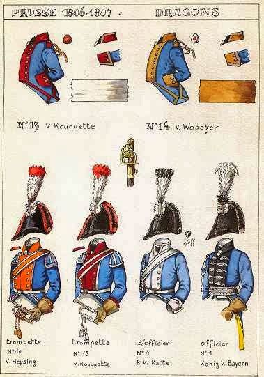 prussian army uniformological plates napoleonic wars military history german army