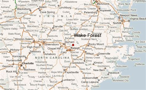 wake forest location guide