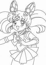 Moon Pages Coloring Mini Sailor Chibi Chibiusa Drawing Cresent Getdrawings Comments sketch template