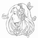 Coloring Pages Nouveau Deco Designs Line Drawings Tattoo sketch template