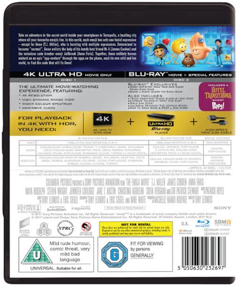 The Emoji Movie 4k Ultra Hd Blu Ray Zavvi