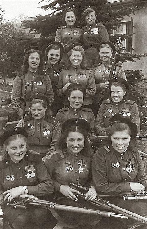 Soviet Female Snipers 1945 Photograph By David Lee Guss Fine Art America