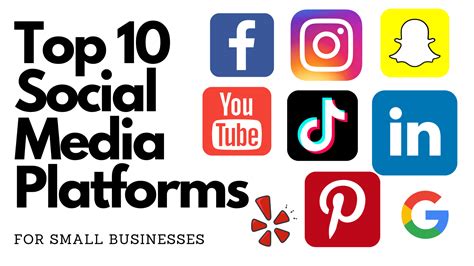 top ten social media platforms  small businesses business cobra