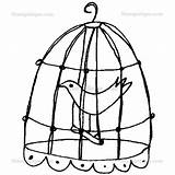 Cage Bird Drawing Canary Getdrawings Wisdom Paintingvalley sketch template