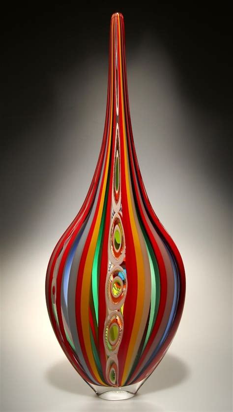 David Patchen Blown Glass Art Art Glass Vase Glass Art Sculpture