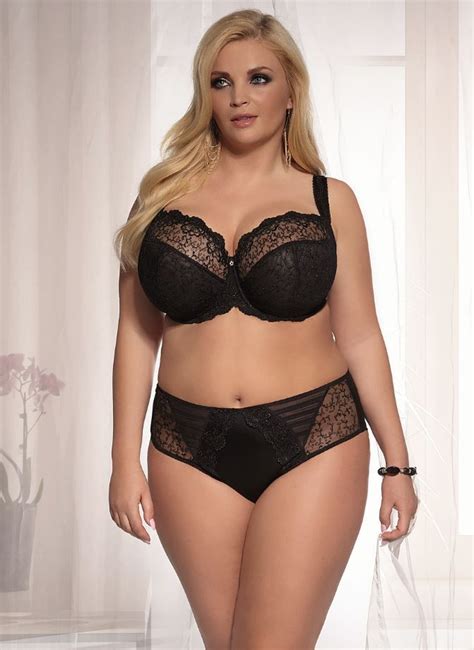Stella Plus Size Sheer Bra Up To J Cup From Kris Line