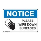 mandatory sign wipe  equipment