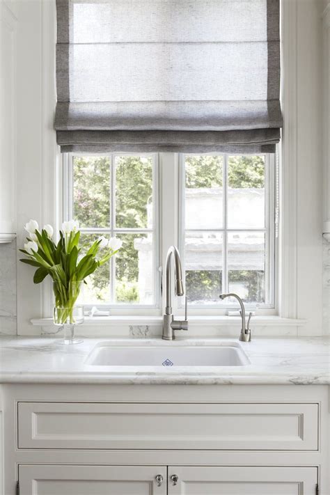 kitchen window treatments  sink