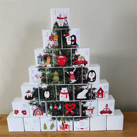 individual stacking advent box calendar  oz wax melts hoopsy