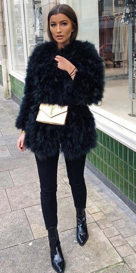 chic fur coat outfits ideas   extremely adorable picsstylecom