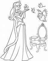 Coloring Princess Pages Disney Aurora Sleeping Beauty Printable Prince Hard Kids Color Clipart Getcolorings Print Comments sketch template